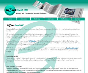 virtualpresscentre.com: Newsfeed UK
Online press office administration software for in house press offices and local authorities. Allows the writing, distribution and archiving of press releases and images via a simple to use web interface.