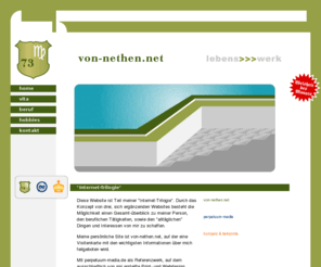 von-nethen.net: von-nethen.net - lebens> > > werk
