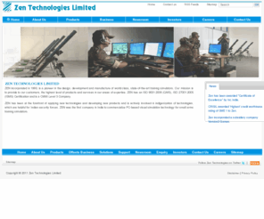 zentechnologies.com: Training Simulators, Driving Simulators, Firearms Training Simulators, Tank Simulators, Missile Simulators, Heavy Vehicle Simulators  for Police, Military, defense forces and security forces.
Zen Technologies Ltd designs, develops and manufacturer of training simulators, driving simulator, driving training simulators, firearms training simulators, weapon simulator, missile simulator, hand grenade simulator, vehicle simulator, truck driving simulators, tactical engagement simulator, forward observer simulator, car driving simulator, tank simulator, military training simulators, combat simulator, India.