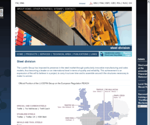 cold-drawn.net: The Lucefin Group  - Production and distribution of cold-finished, hot-rolled, cold-drawn, forged steels
The Lucefin Group  - Production and distribution of cold-finished, hot-rolled, cold-drawn, forged steels