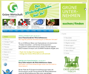 gruenewirtschaft.info: Die Grüne Wirtschaft
Die Grüne Wirtschaft ist der Verein Grüner UnternehmerInnen in Österreich. Wir wollen mit unserer Arbeit eine nachhaltige, solidarische und ökosoziale Wirtschaft fördern.