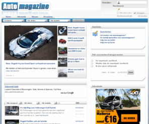 auto-magazine.nl: Automagazine - Auto nieuws en media, Occasions, Autodealers, enz.;
Automagazine publiceert het laatste autonieuws en heeft een ruim aanbod aan occasions op de website. Gebruikers kunnen occasions plaatsen, op occasions bieden en autogerelateerde zaken met andere gebruikers delen. Bedrijven kunnen occasions plaatsen en informatie met gebruikers delen.