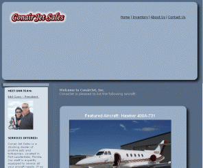 conairjet.com: Welcome to Conair Jet - Aircraft Sales and Brokerage in Fort Lauderdale, Florida

