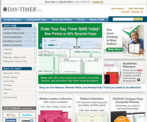 daytimers.com: Day Planners > Planner Refills > Productivity Tools by Day-Timer
Professional Day Planners, Planner Refills, Calendars, and other productivity tools by Day-Timer. Flexible formats for customizable planning and time management.
