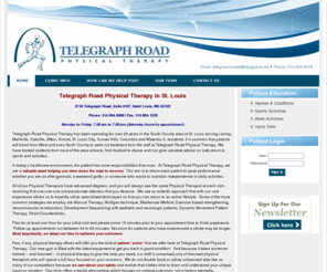 orthoandsportspt.com: Physical Therapy in Saint Louis : Telegraph Road Physical Therapy :
Telegraph Road Physical Therapy provides  Physical Therapy in Saint Louis