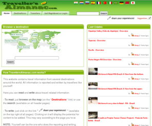 travellersalmanac.com: TravellersAlmanac.com - all about travel, lodgings (hotels, pousadas, resorts) and more!
TravellersAlmanac.com - all about travel, lodgings (hotels, pousadas, resorts) and more!