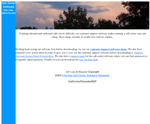 asp-callcenter.com: Asp Call Center Reloaded, call center, help desk software. CallCenterReloadedASP
Call Center Software by the best call entersolution provider, asp-callcenter.com 