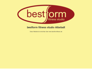 bestform-albstadt.de: bestform fitness studio Albstadt
bestform fitness studio Albstadt - Gesundheit, Sport