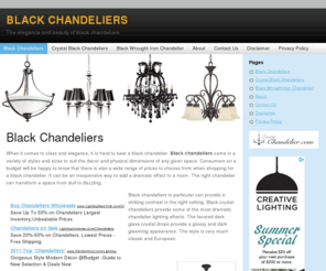blackchandeliers.net: Black Chandeliers
The elegance and beauty of black chandeliers