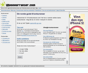 101konkurranser.com: 101konkurranser.com - din norske guide til konkurranser
Gratis premiedryss hver dag! Vinn gaver for flere tusen kroner.