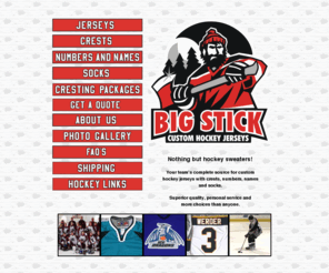 big stick hockey jerseys