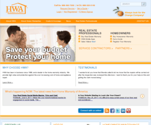 homewarrantyofamerica.com: Home Warranty, New Home Owners Warranty Plans, HWA - Home Warranty of America
At Home Warranty of America - HWA we have built our business on simplifying the lives of our customers and helping them immediately. We strive to always provide high value and protection against the high costs of home and appliance repair.