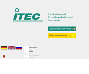 itec-gmbh.net: ITEC - GmbH:  Melken - Kühlen - Füttern | König Wärmepumpen
