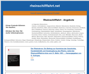 rheinschifffahrt.net: Rheinschifffahrt - rheinschifffahrt.net
