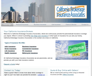 socalautoins.com: San Diego Insurance | View CBIA
California Brokerage Insurance Associates (CBIA) is an independent insurance agency serving San Diego California. Come check out the insurance we provide here
