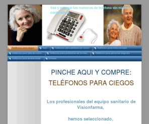 telefonos-para-ciegos.es: Teléfonos para ciegos - telefonos, para ciegos, problemas de vision, personas mayores
telefonos, para ciegos, problemas de vision, personas mayores