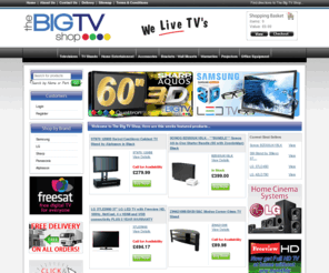 thebigtvshop.co.uk: LCD TV | Plasmas | TV Stands | Blu-Ray
Welcome to The Big TV Shop. We sell LCD TVs, Plasma TVs, TV Stands and Blu-Ray Players.