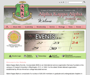 aka1908.com: Alpha Kappa Alpha Sorority, Incorporated
A Legacy of Sisterhood and Service, Founded in 1908