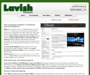 lavishsoft.com: Lavish Software
Lavish Software, LLC is the world's leading provider of middleware solutions for players of 3D Massively-multiplayer online games (MMOs).