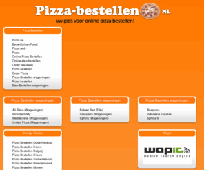 pizza-bestellen-wageningen.nl: Pizza Bestellen wageningen
Online Pizza Bestellen wageningen. Overzicht van pizzeria's wageningen. 