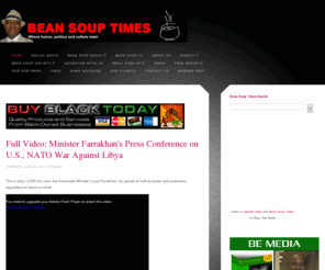 beansouptimes.com: Home - Bean Soup Times
Your source for information, inspiration and entertainment