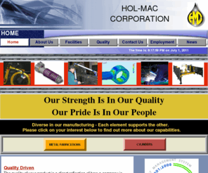 hol-mac.com: Home
This site defines the capabilities of the Hol-Mac Corporation in engineering, design, quality, fabrication, and customer support.