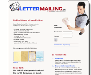 lettermailing.de: lettermailing.de
Brief Versand Post Postdienst Briefversand Gateway Briefdienst