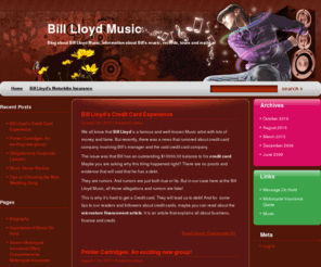 billlloydmusic.com: Bill Lloyd Music
Blog about Bill Lloyd Music. Information about Bill's music, records, tours, mp3s and other stuffs by Bill.