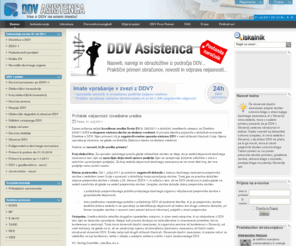 ddvasistenca.si: DDV asistenca
Portal, ki ponuja svetovanje in pomoč na področju DDV. Strokovnjaki odgovarjajo na vaša vprašanja o davkih.