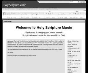 holyscripturemusic.com: Holy Scripture Music - Our Music
Holy Scripture Music