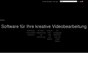 prodad-lara.de: proDAD - Solutions for your creativity -
           Video/Titling/Effects/Composite/Filter/Transition - prodat
Products for professional Video Titling and sensational special effects! Innovative plug-in solutions for high-quality digital video editing from proDAD! Demo Versions for Download, Online Shop and Reseller List - video effects with plug-ins for most NLE