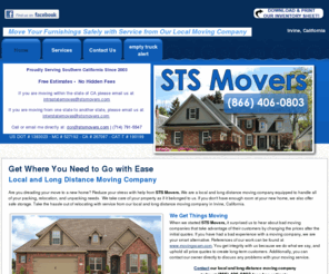 sts-movers.com: STS Movers | Irvine, CA - Mobile Edition
Take the hassle out of relocating with service from our local and long distance moving company in Westminster, California.