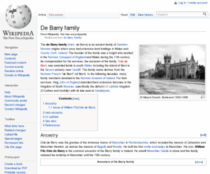 bary-barry.org: De Barry family - Wikipedia, the free encyclopedia
