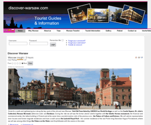 discover-warsaw.com: Discover Warsaw
Discover Warsaw! Warsaw guide, Warsaw guides. Descubre Varsovia! Guía de Varsovia, guías de Varsovia. Odkryj Warszawę! Przewodnik po Warszawie, przewodnicy po Warszawie.