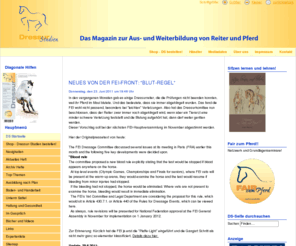 dressagestudies.net: DS Startseite
Dressur-Studien Magazin zur Aus- und Weiterbildung von Reiter und Pferd