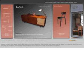 luce-antiquites.com: Luce | Antiquites du XX eme siecle | Luce Rouen | Luminaires, Mobilier, Antiquites industriel
 Antiquites du XX eme siecle, Luminaires, Mobilier, Antiquites industriel, Fauteuils, Objets. Luce - rue Alsace Lorraine - Rouen