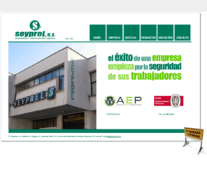 seyprel.com: SEYPREL. Más de 30 años en la comercialización y asesoramiento de Equipos de Protección Laboral.
SEYPREL. Más de 30 años en la comercialización y asesoramiento de Equipos de Protección Laboral.