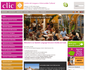 supeingo.org: Learn Spanish Spain :: Spanish Courses in Spain :: Spanish Language School Seville
CLIC IH is a Spanish language school in the historic centre of Seville, founded in 1983. We offer Spanish courses in Spain - Learn Spanish in Spain. Student accommodation and cultural activities.