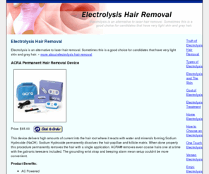 e-hair-removal.com: Electrolysis Hair Removal
