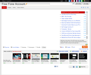 freefoneaccount.com: Free Fone Account
Free Fone Account on WN Network delivers the latest Videos and Editable pages for News & Events, including Entertainment, Music, Sports, Science and more, Sign up and share your playlists.