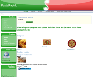 pastarapido.com: Accueil
Vos pâtes fraîches à domicile!