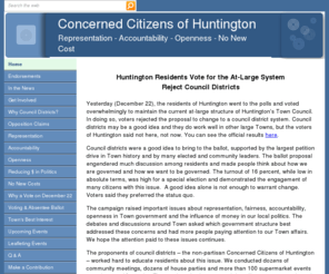 concernedcitizensofhuntington.com: Huntington Town Council Districts
Concerned Citizens of Huntington, NY bringing Town Council Districts to Huntington. 