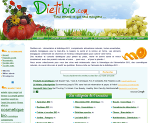 dietibio.com: Annuaire Bio diététique alimentation naturelle et saine avec : Annuaire Bio diététique alimentation
Annuaire Bio diététique alimentation naturelle et saine avec : Dietibio.com: alimentation et diététique BIO, compléments alimentaires naturels, huiles essentielles, produits biologiques pour le bien-être, la beauté, la santé et la remise en forme ... 