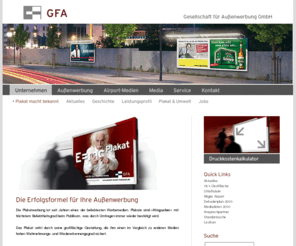 gfa-gmbh.com: Gesellschaft für Aussenwerbung GmbH: Plakat macht bekannt
GFA - Gesellschaft für Außenwerbung GmbH, Memmingen