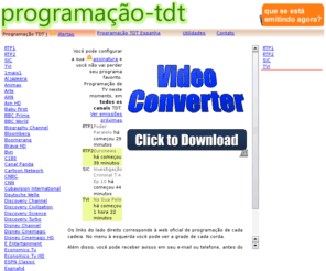 programacao-tdt.com: Programação TDT da Televisão Digital Terrestre
Guia TDT essencial sobre a televisão digital terrestre.