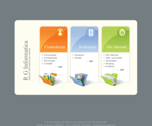 rginformatica.it: R.G.Informatica
R.G.Informatica, societa di informatica con sede a Firenze, ï¿½ specializzata nella realizzazione di siti e applicazioni internet e in servizi di consulenza in materia informatica.
