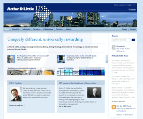 a-d-little.com: Arthur D. Little
adl.com is Arthur D. Little's global webpage. Founded in 1886, Arthur D. Little is the world's first and oldest management consulting firm with a strong focus on sustainability, innovation and technology.