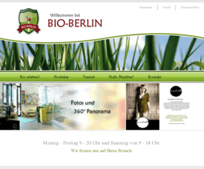 bio-berlin.com: BIO-BERLIN | Lass Bio in dein Herz | Willkommen
Bioprodukte in Berlin