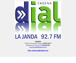 diallajanda.com: Cadena Dial La Janda 92.7FM  --  Grupo Canal 19
