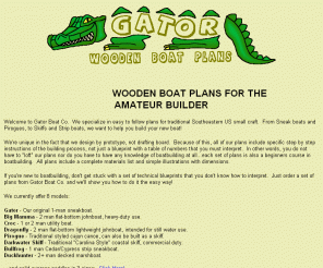 Gator Wooden Boat Plans